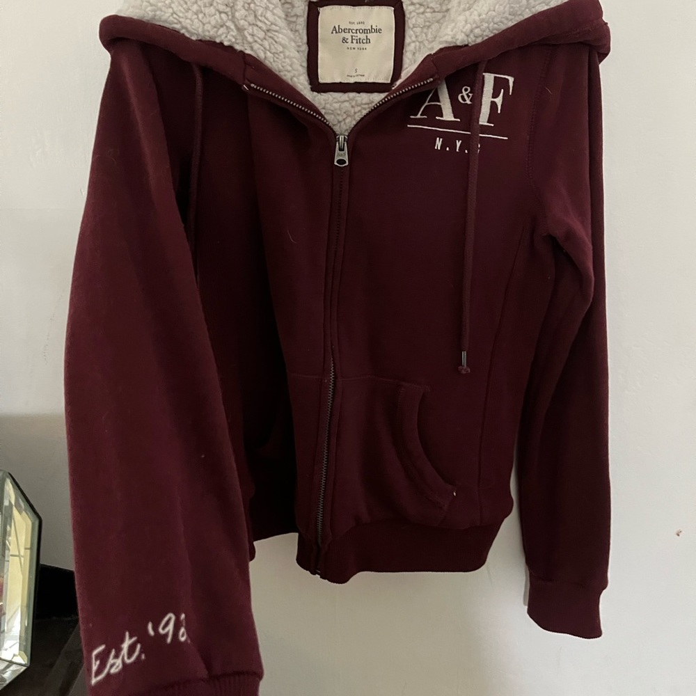 Abercrombie & Fitch fleece lined hoodie